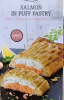 Salmon Wellington with a creamy dill & cheese sauce
