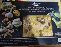 Garlic, Gorgonzola, Artichoke & Mushrooms Sourdough Pizza