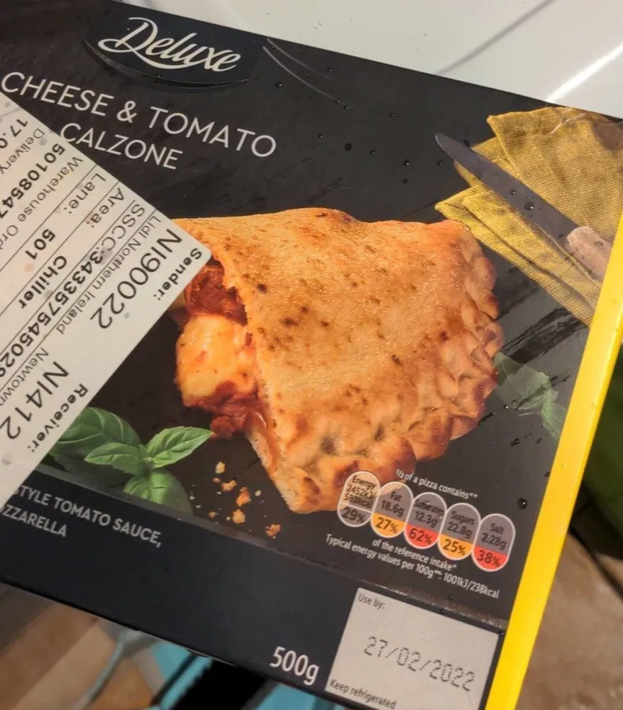 Cheese and Tomato Calzone