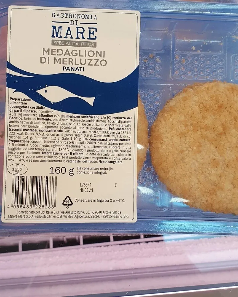 Medaglioni di merluzzo