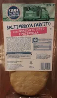 Saltimbocca farcito, prosciutto cotto e mozzarella