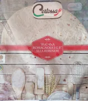 Piadina romagnola I. G. P alla riminese
