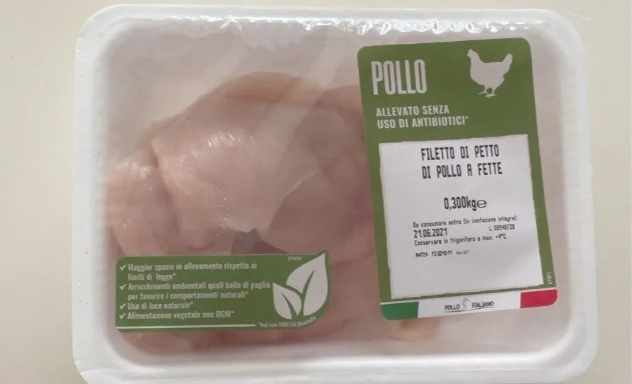 Filetto di Petto di Pollo allevato senza antibiotici