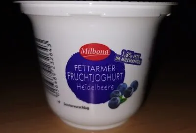Fettarmer Fruchtjoghurt Heidelbeere