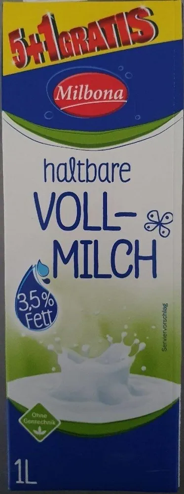 Vollmilch 3,5% Fett