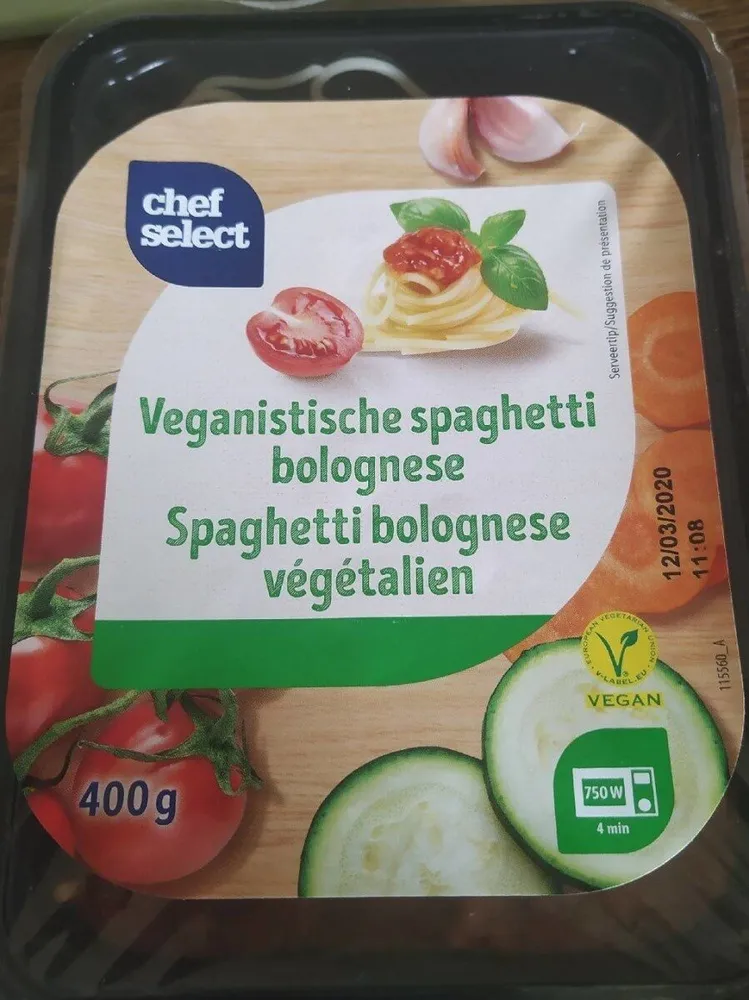Spaghetti bolognese Végétalien