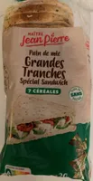 Pain de mie grandes tranches spécial sandwich 7 céréales