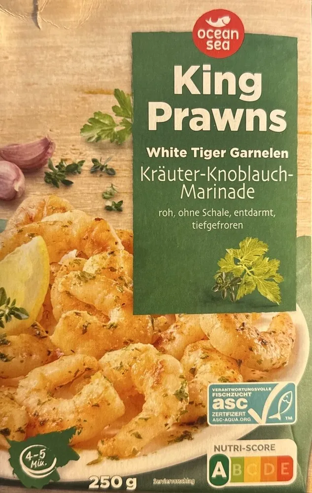 Garnelen Kräuter Knoblauch