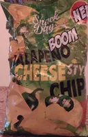 Snack Day Boom Jalapeño Cheese Style Chips