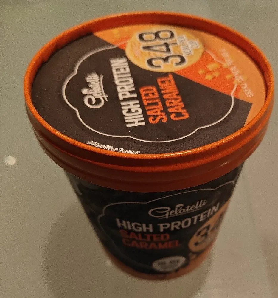 High Protein Salted Caramel Ice Cream