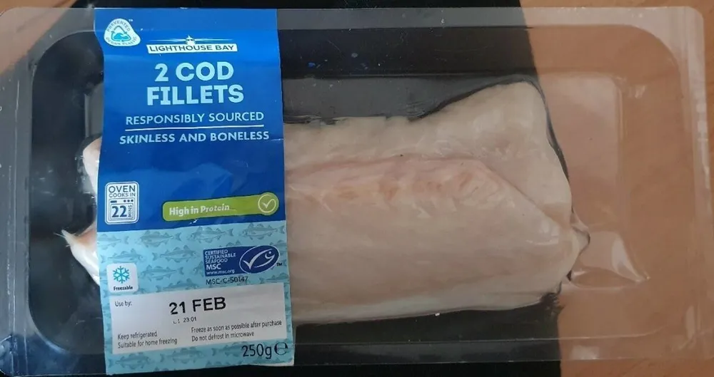 2 cod fillets