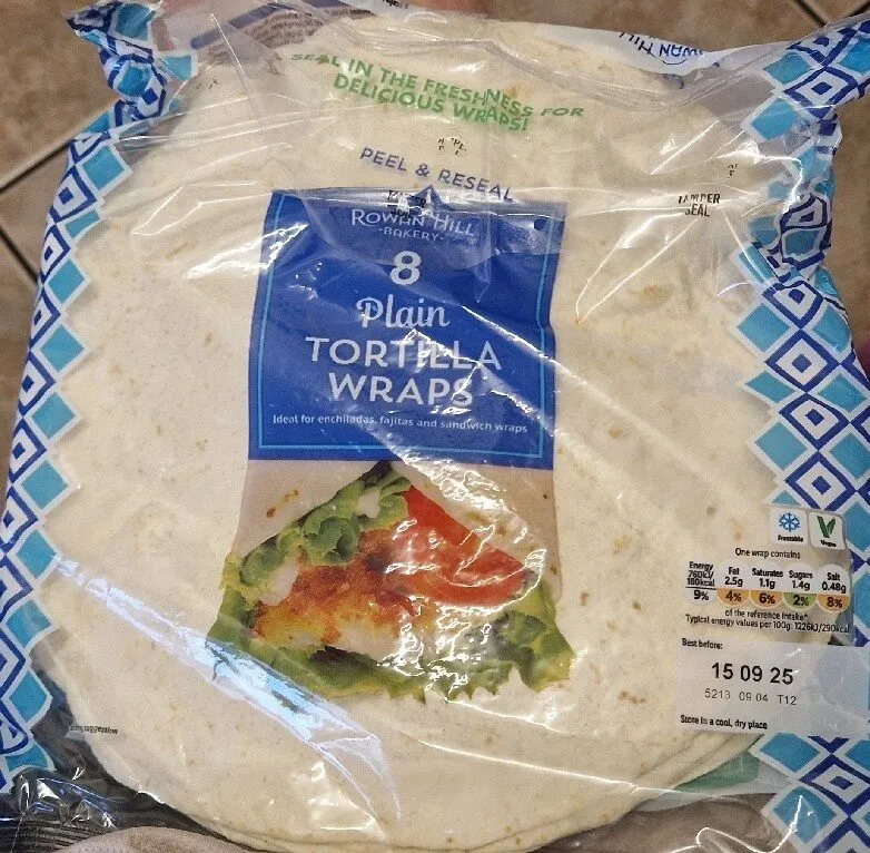 Plain Tortilla Wraps