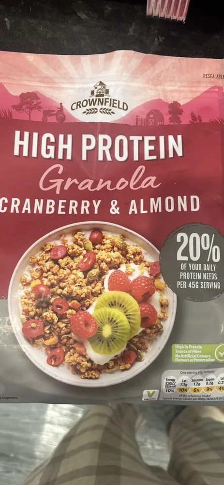 High Protein Granola Cranberry & Almond