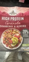 High Protein Granola Cranberry & Almond