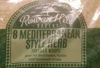 Mediterranean tortilla wraps