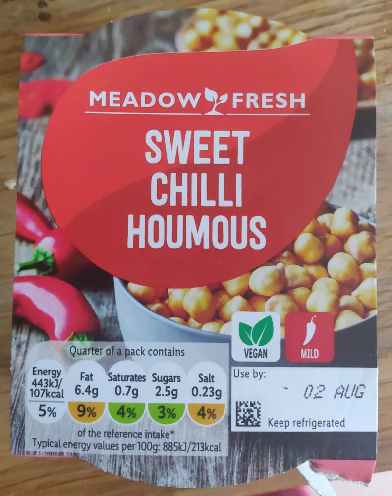 Meadow Fresh Sweet Chilli Houmous