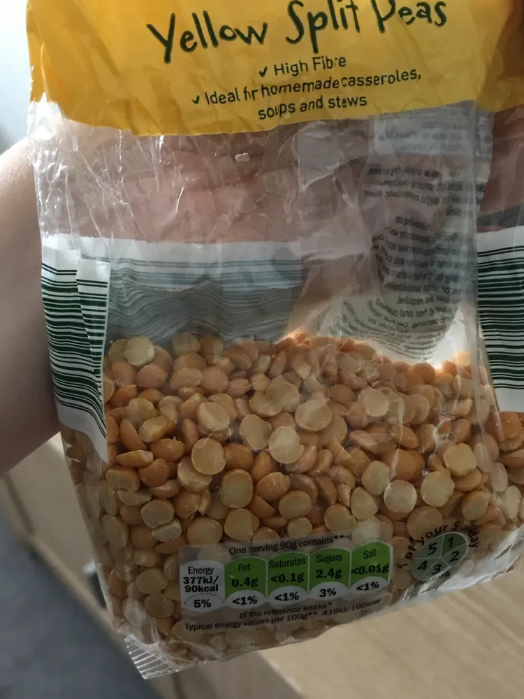 Yellow split peas