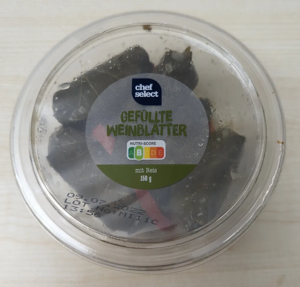 Gefüllte Weinblätter mit Reis