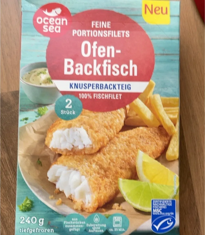 Ofen Backfisch