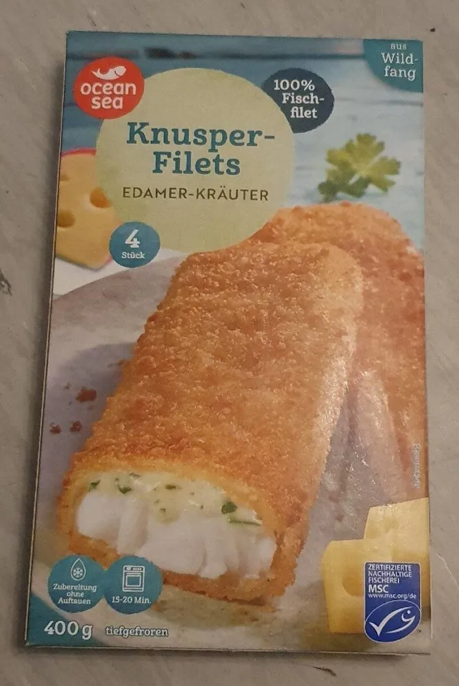 Knusperfilets Edamer Kräuter