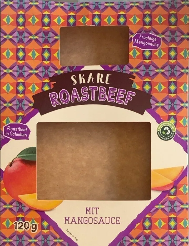 Roastbeef mit Mangosauce