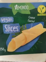 Vegan slices cheese flavour