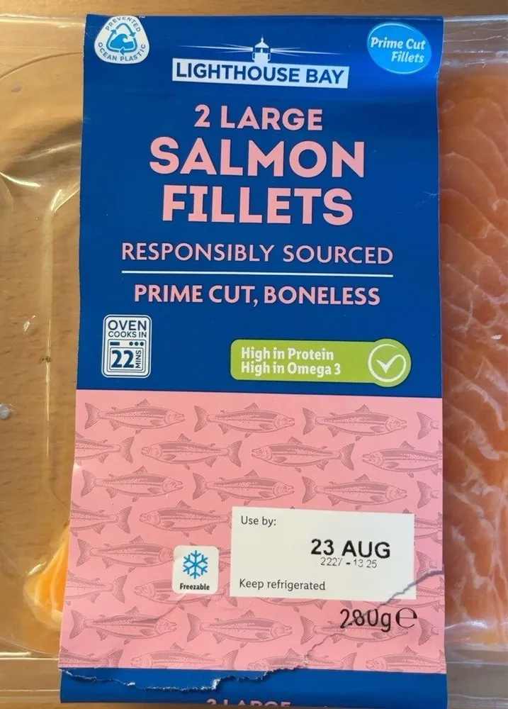 Salmon filets