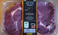 2 Irish Angus Rib Eye Steaks