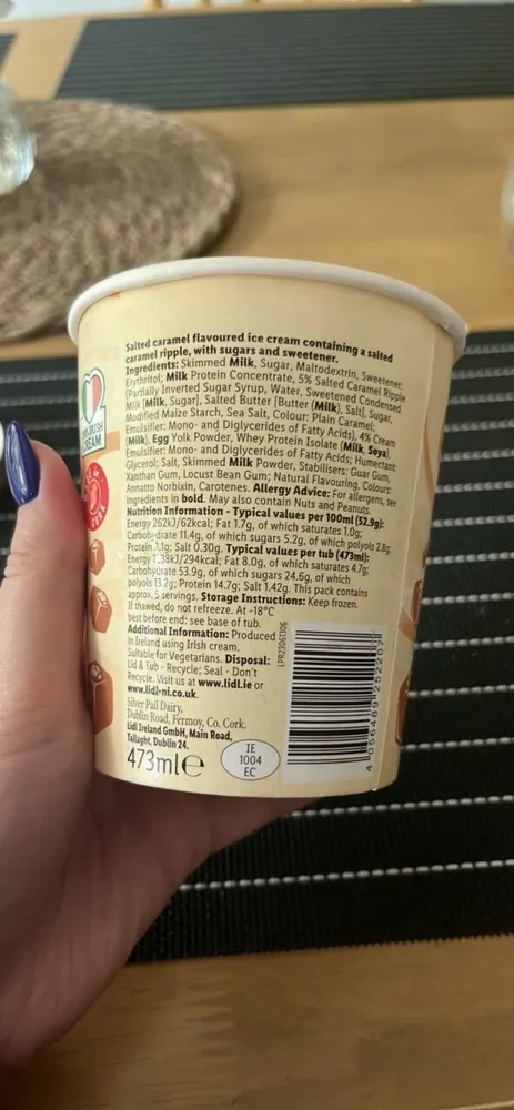 SEA SALT CARAMEL ice cream