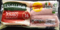 Irish jumbo pork sausages