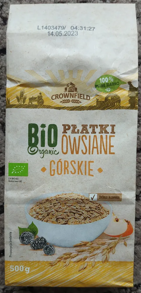 Płatki owsiane górskie