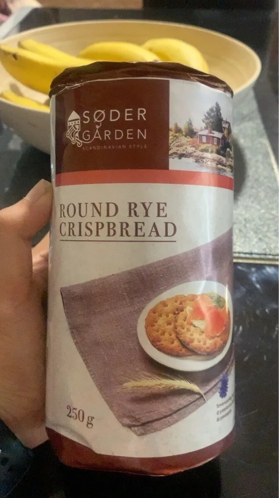 round rye crispbread