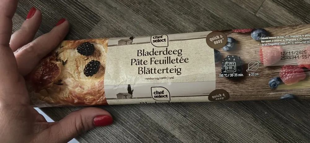Massa folhada Blätterteig