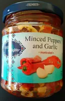 Minced Peppers and Garlic
