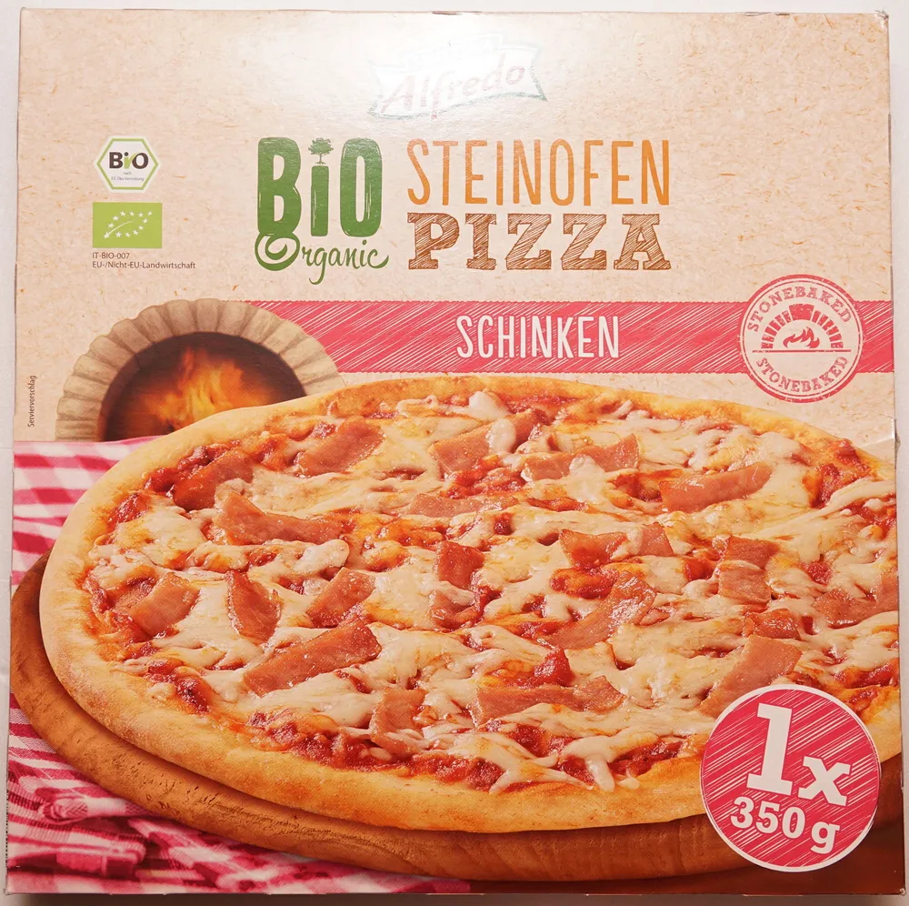 Bio Organic Steinofen Pizza Schinken