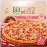 Bio Organic Steinofen Pizza Schinken