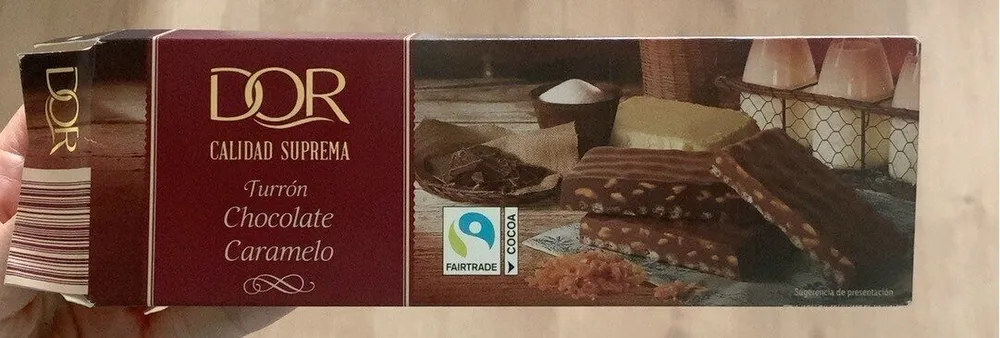 Turron chocolate caramelo