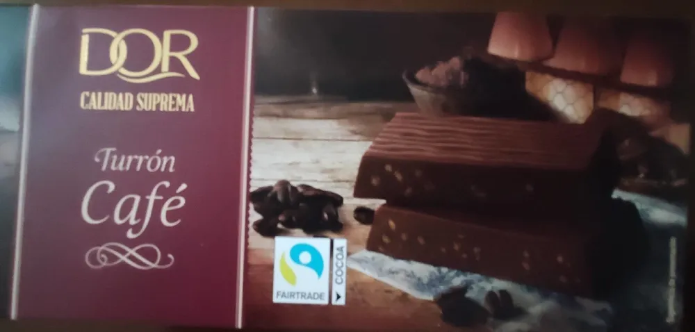 Turrón de café