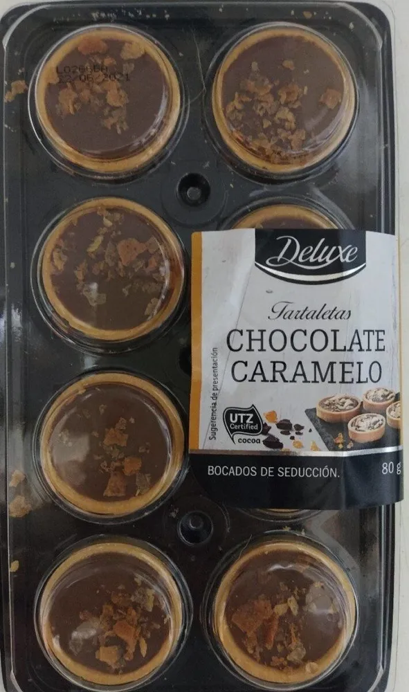 Tartaletas Chocolate y caramelo