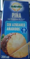 Zumo de piña sin azúcares añadidos
