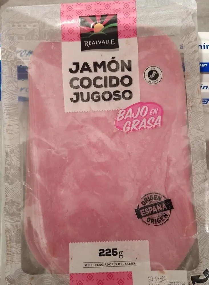 Jamón cocido jugoso