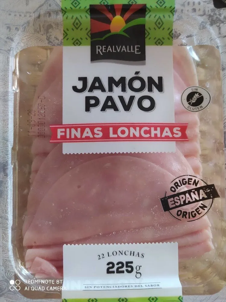 Jamón Pavo cocido