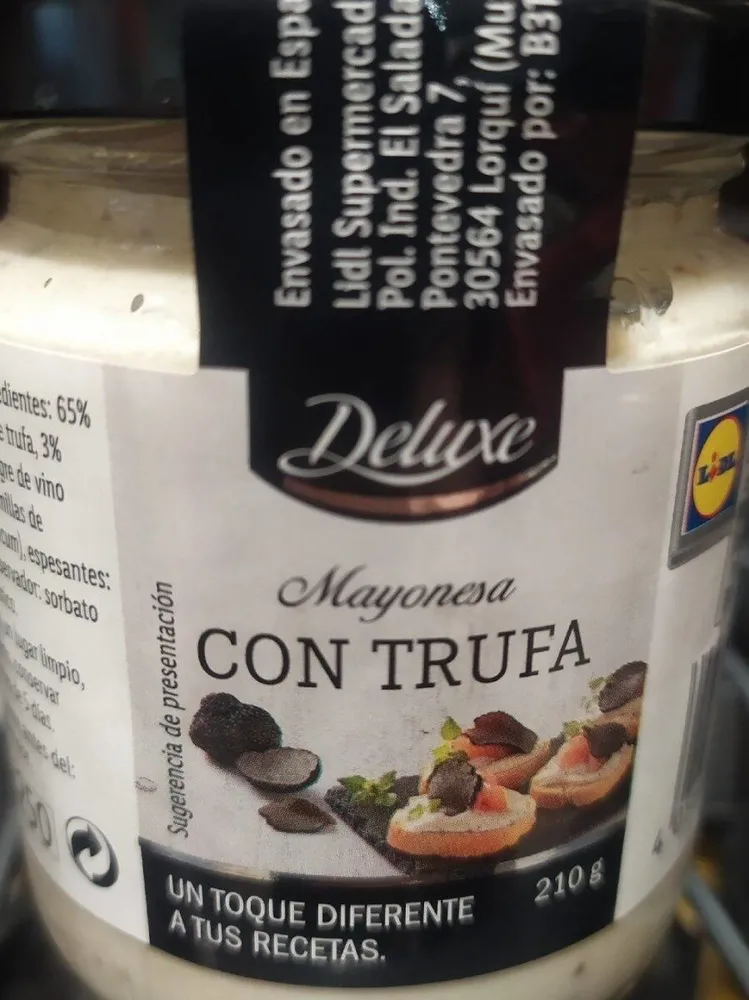 Mayonesa con trufa