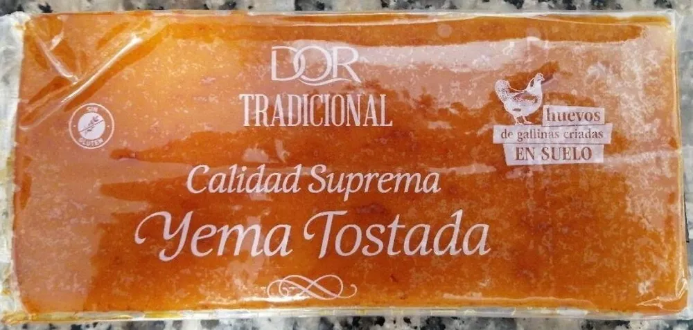 Turrón yema tostada