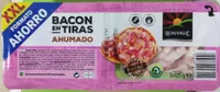 Bacon tiras ahumado