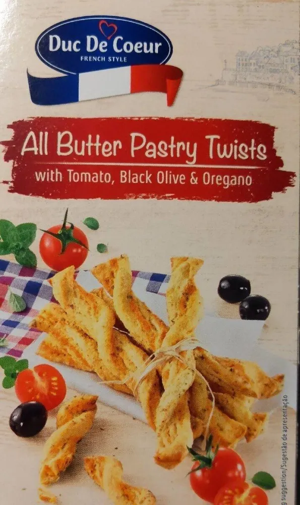 All butter pastry twists