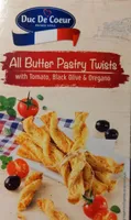 All butter pastry twists