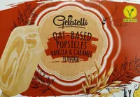 Oat-based popsicles vanille et caramel
