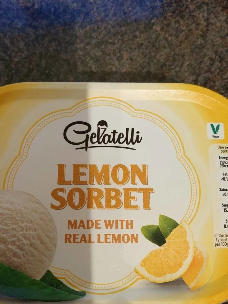 Lemon sorbet
