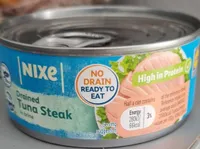 Drained tuna steak